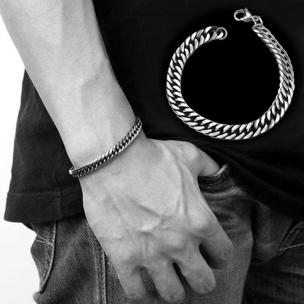 Men's Cuff Chain Bracelet