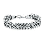 Heavy Duty Bangle Cuff Chain Link Bracelet