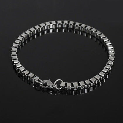 Box Chain Link Bracelet