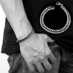 Bangle Cuff Chain Link Bracelet